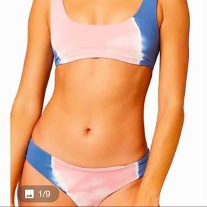 L Space Tie Dye Bikini in Americana - L bottoms and M top - VGUC
